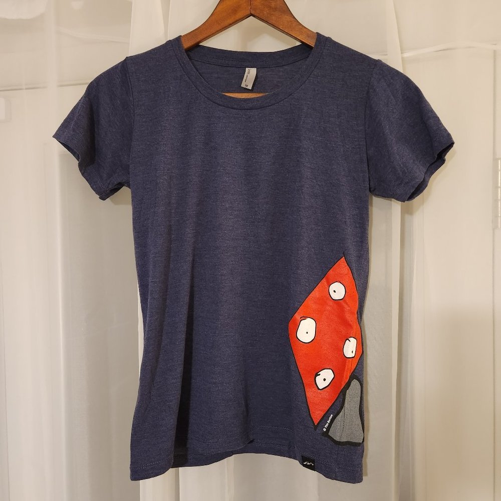 NEW Tim Burton's "Lost Vegas" Card Creature Diamond T-Shirt (Ladies M) - Blue